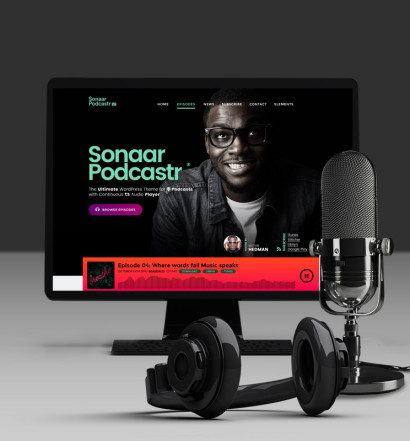 Podcast WordPress theme by Sonaar